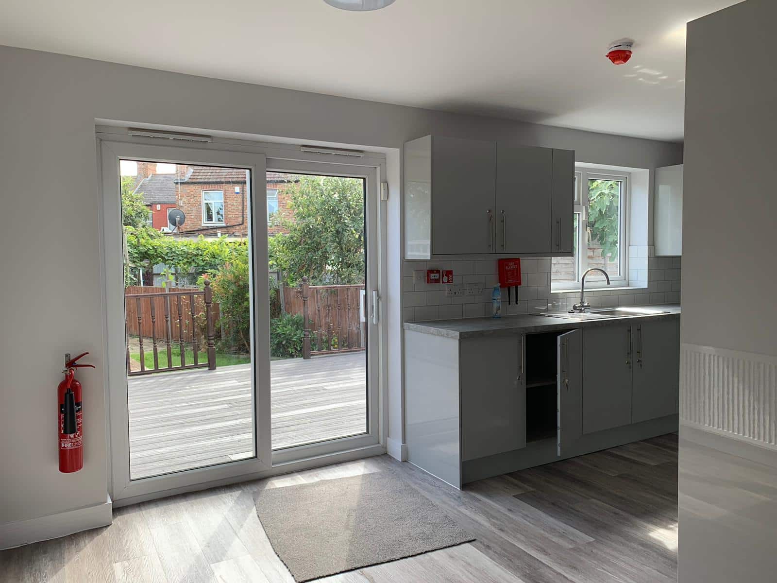 Croxford Gardens open plan kitchen and garden access