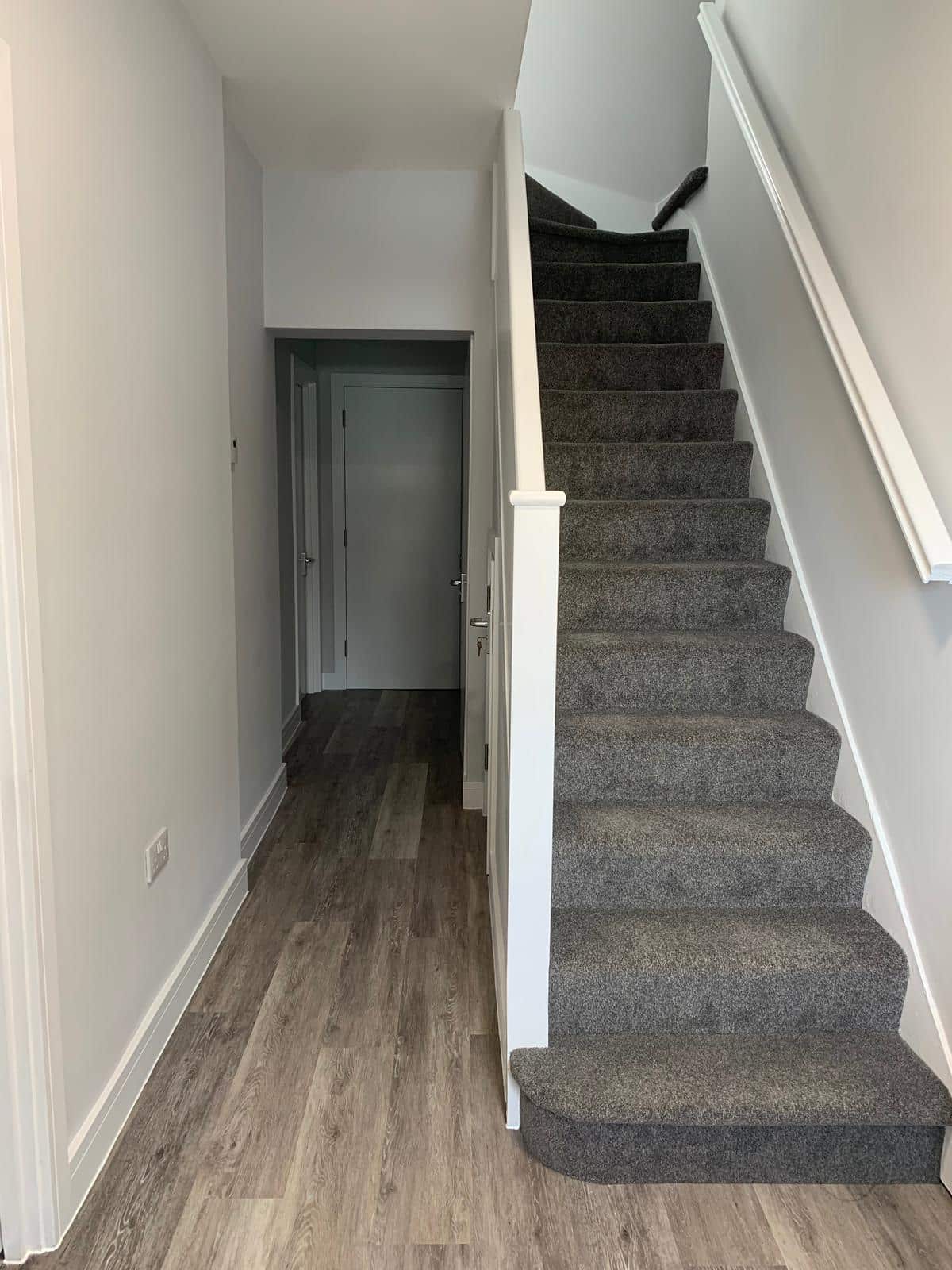 Rosebery Avenue hallway and staircase